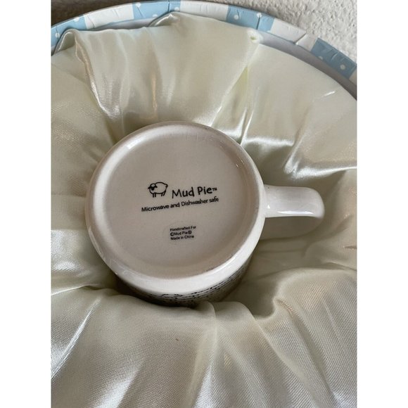 Little Boy Blue Child's Cup Plate Set Mud Pie w/ Box Mother Goose Nursery Rhyme - Picture 11 of 14